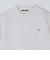 【WEB限定】SHIPS:〈汗染みが目立ちにくい〉カノコ  ワンポイント Tシャツ