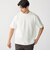 SHIPS: 膨れジャカード ヘリンボーン ショートスリーブ Tシャツ