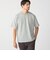 SHIPS: 膨れジャカード ヘリンボーン ショートスリーブ Tシャツ