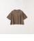 〈洗濯機可能〉ポリエステルベロア ラメ ドット ワイド カットソー
