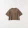 〈洗濯機可能〉ポリエステルベロア ラメ ドット ワイド カットソー