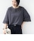 フラワー モチーフ カットワーク レース ショート スリーブ TEE