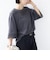 フラワー モチーフ カットワーク レース ショート スリーブ TEE