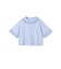 フラワー モチーフ カットワーク レース ショート スリーブ TEE