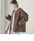 《一部予約》【一部WEB限定】〈手洗い可能〉ボア フリース リバーシブル ノーカラー コート