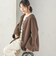 《一部予約》【一部WEB限定】〈手洗い可能〉ボア フリース リバーシブル ノーカラー コート