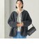 《一部予約》【一部WEB限定】〈手洗い可能〉ボア フリース リバーシブル ノーカラー コート