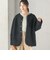 《一部予約》【一部WEB限定】〈手洗い可能〉ボア フリース リバーシブル ノーカラー コート