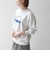 【SHIPS any別注】THE KNiTS:〈洗濯機可能〉ロゴ プリント スウェット 26AW