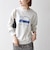 【SHIPS any別注】THE KNiTS:〈洗濯機可能〉ロゴ プリント スウェット 26AW