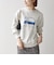 【SHIPS any別注】THE KNiTS:〈洗濯機可能〉ロゴ プリント スウェット 26AW