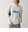 【SHIPS any別注】THE KNiTS:〈洗濯機可能〉ロゴ プリント スウェット 26AW