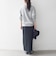 【SHIPS any別注】THE KNiTS:〈洗濯機可能〉ロゴ プリント スウェット 26AW