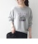 【SHIPS any別注】THE KNiTS:〈洗濯機可能〉ロゴ プリント スウェット 26AW