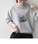 【SHIPS any別注】THE KNiTS:〈洗濯機可能〉ロゴ プリント スウェット 26AW