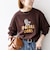 【SHIPS any別注】THE KNiTS:〈洗濯機可能〉ロゴ プリント スウェット 26AW