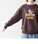 【SHIPS any別注】THE KNiTS:〈洗濯機可能〉ロゴ プリント スウェット 26AW