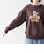 【SHIPS any別注】THE KNiTS:〈洗濯機可能〉ロゴ プリント スウェット 26AW