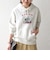【SHIPS any別注】THE KNiTS:〈洗濯機可能〉ロゴ プリント フーディー 26AW