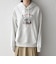 【SHIPS any別注】THE KNiTS:〈洗濯機可能〉ロゴ プリント フーディー 26AW