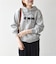 【SHIPS any別注】THE KNiTS:〈洗濯機可能〉ロゴ プリント フーディー 26AW
