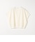 quaranciel:〈洗濯機可能〉カットジャカード ルーズ フレンチスリーブ プルオーバー