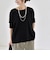 quaranciel:〈手洗い可能〉シアー コットン ボートネック ルーズ ロンTEE