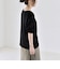 quaranciel:〈手洗い可能〉シアー コットン ボートネック ルーズ ロンTEE