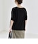 quaranciel:〈手洗い可能〉シアー コットン ボートネック ルーズ ロンTEE