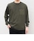 【WEB限定】〈洗濯機可能〉リラックス ナイロンポケット クルーネック Tシャツ(ロンT)◇