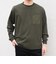 【WEB限定】〈洗濯機可能〉リラックス ナイロンポケット クルーネック Tシャツ(ロンT)◇