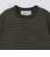 THYARD: COOLMAX(R) ボーダー ヘンリーネック Tシャツ