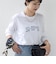 【WEB限定】 SHIPS ラウンド プリント ロゴ ロングスリーブ TEE