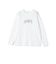 【WEB限定】 SHIPS ラウンド プリント ロゴ ロングスリーブ TEE