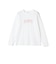 【WEB限定】 SHIPS ラウンド プリント ロゴ ロングスリーブ TEE