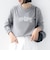 【WEB限定】 SHIPS ラウンド プリント ロゴ ロングスリーブ TEE