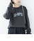 【WEB限定】 SHIPS ラウンド プリント ロゴ ロングスリーブ TEE