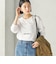 メルティ コットン ロゴ ロング スリーブ TEE