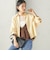 〈手洗い可能〉ポリエステル スエード シャツ 羽織