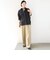 〈手洗い可能〉近江晒 サイド スリット スキッパー シャツ