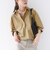 〈手洗い可能〉近江晒 サイド スリット スキッパー シャツ