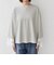 【WEB限定】〈手洗い可能〉ボーダー ポンチ レースカフス トップス◇