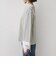 【WEB限定】〈手洗い可能〉ボーダー ポンチ レースカフス トップス◇
