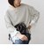 【WEB限定】〈手洗い可能〉ボーダー ポンチ レースカフス トップス◇