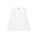 【SHIPS any別注】LACOSTE: ワンポイント ピケ クルーネック Tシャツ 26AW (ロンT)◇