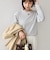 【WEB限定】〈手洗い可能〉レース 切替スリーブ ボーダー カットソー◇