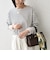 【WEB限定】〈手洗い可能〉レース 切替スリーブ ボーダー カットソー◇