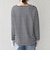【WEB限定】〈手洗い可能〉レース 切替スリーブ ボーダー カットソー◇