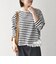 〈洗濯機可能〉レース ヘム アシンメトリー ロングスリーブ TEE