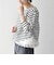 〈洗濯機可能〉レース ヘム アシンメトリー ロングスリーブ TEE